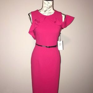 Ivanna Trump Cold Shoulder Dress